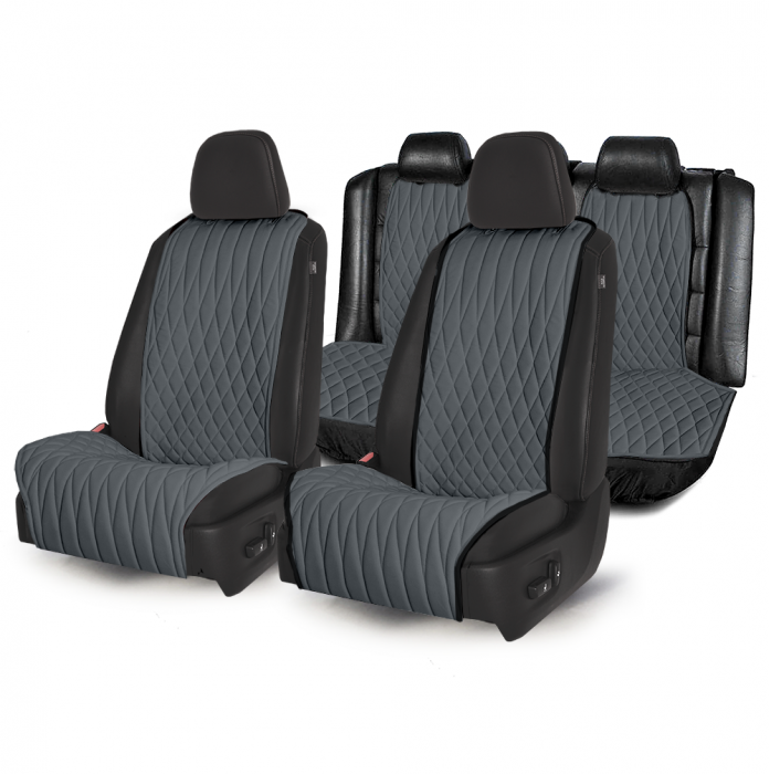 Накидки на сидения Полный комплект накидок (Серый) Ромб 1